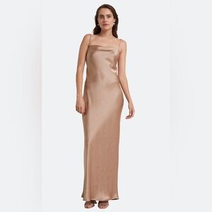 Bec & Bridge The Dreamer Tie Dress in Golden